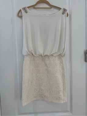 Embellished mini dress
